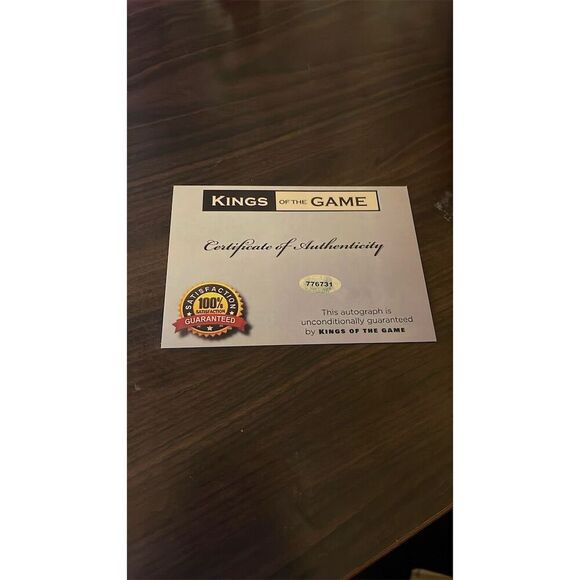 Joe DiMaggio Signed Lithograph w/ COA New York Yankees Baseball Art - Picture 2 of 2